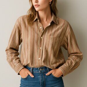 LEVIS | Vintage Velvet Striped Shirt - Men's XL